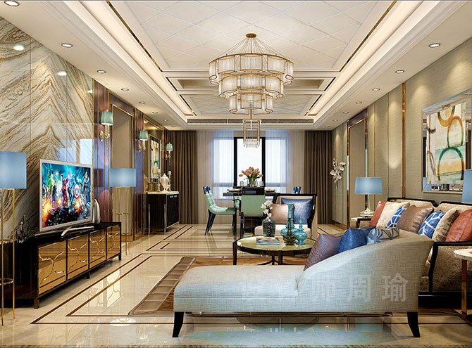 欧美日朝五级片世纪江尚三室两厅168平装修设计效果欣赏